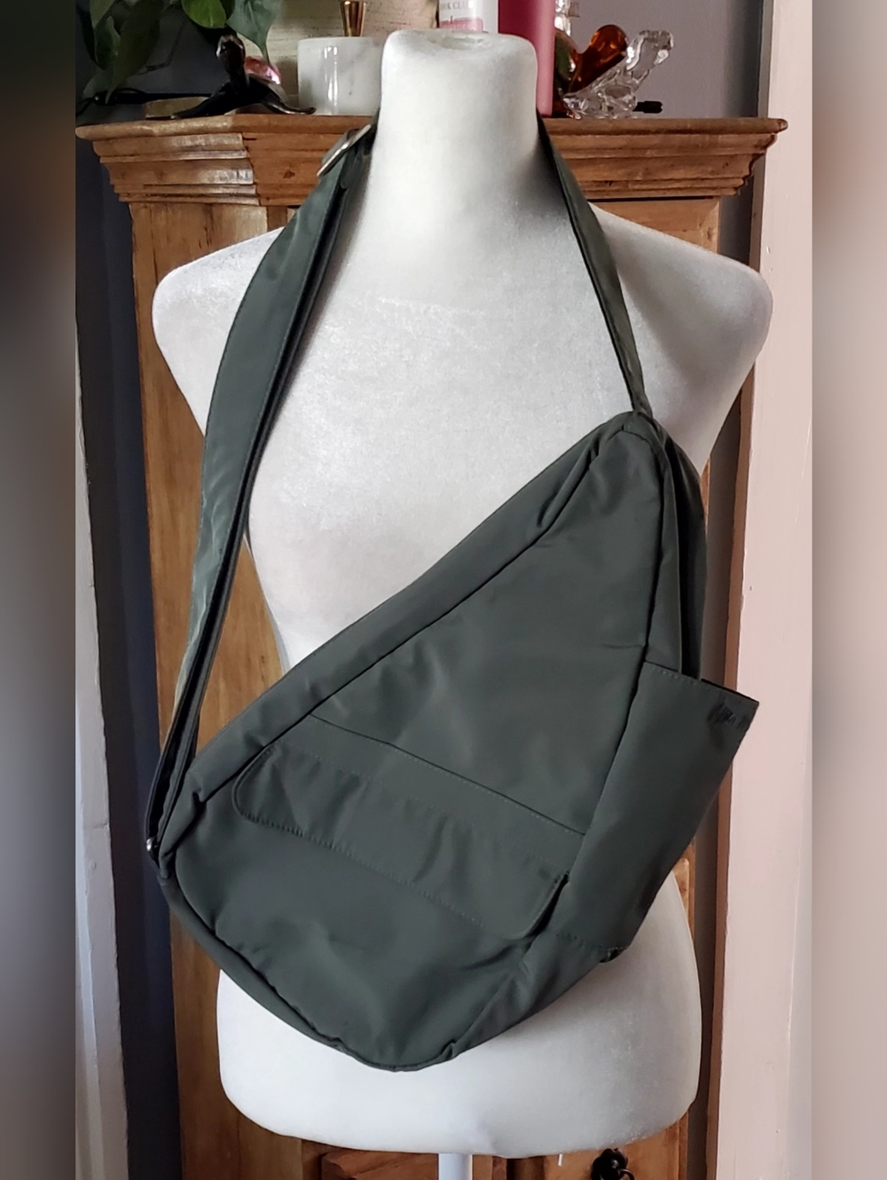 Ameribag Olive Green Shoulder Sling Bag